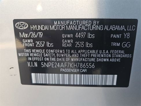 Used 2019 Hyundai Sonata SE image 30
