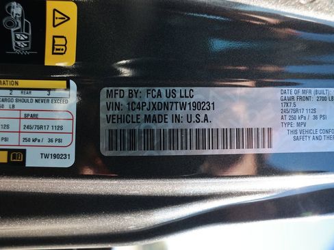 New 2026 Jeep Wrangler Sport image 36