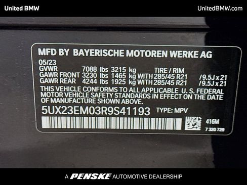 Used 2024 BMW X7 xDrive40i w/ Executive Package image 16