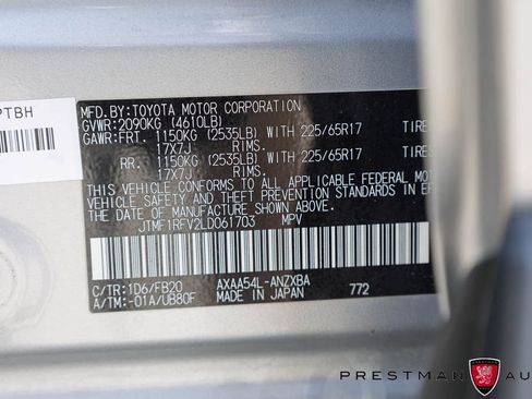 Used 2020 Toyota RAV4 LE w/ All Weather Liner Package AWD/4WD image 27