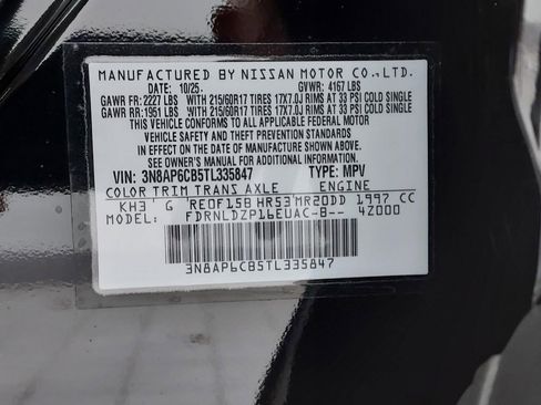 Used 2026 Nissan Kicks SV w/ SV Premium Package AWD/4WD image 57