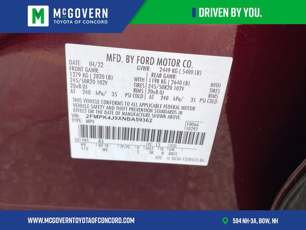 Used 2022 Ford Edge ST-Line AWD/4WD image 36