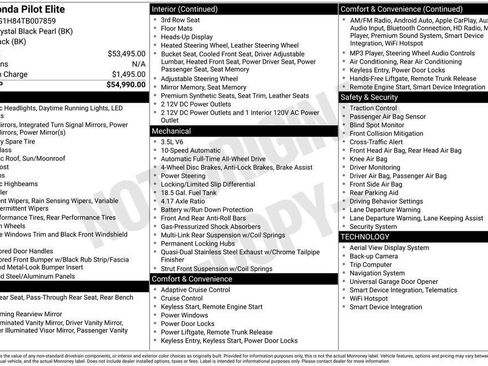 New 2026 Honda Pilot Elite image 2