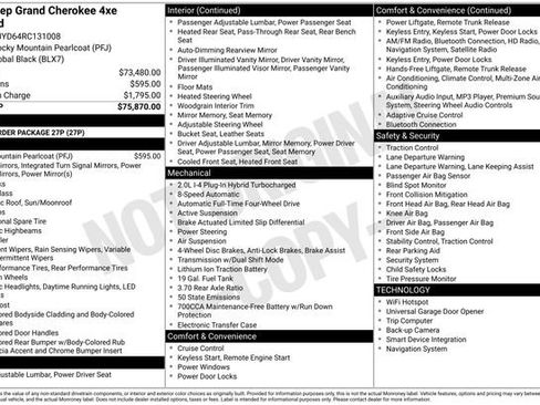 New 2024 Jeep Grand Cherokee Overland image 4