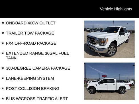 Used 2023 Ford F150 XLT w/ Equipment Group 302A High AWD/4WD image 5