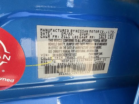 Used 2022 Nissan Sentra SV FWD image 33