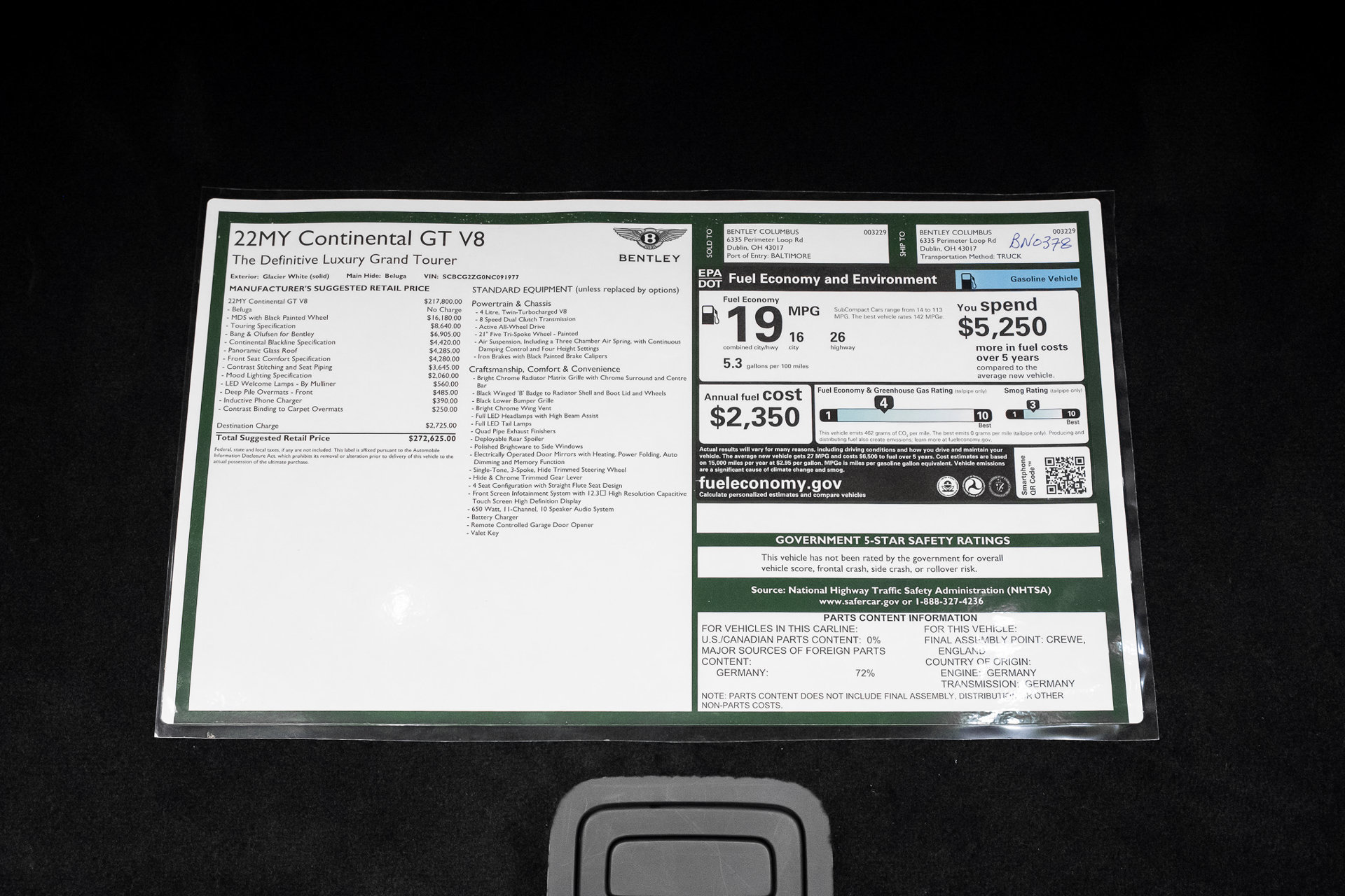 Used 2022 Bentley Continental GT AWD/4WD image 73