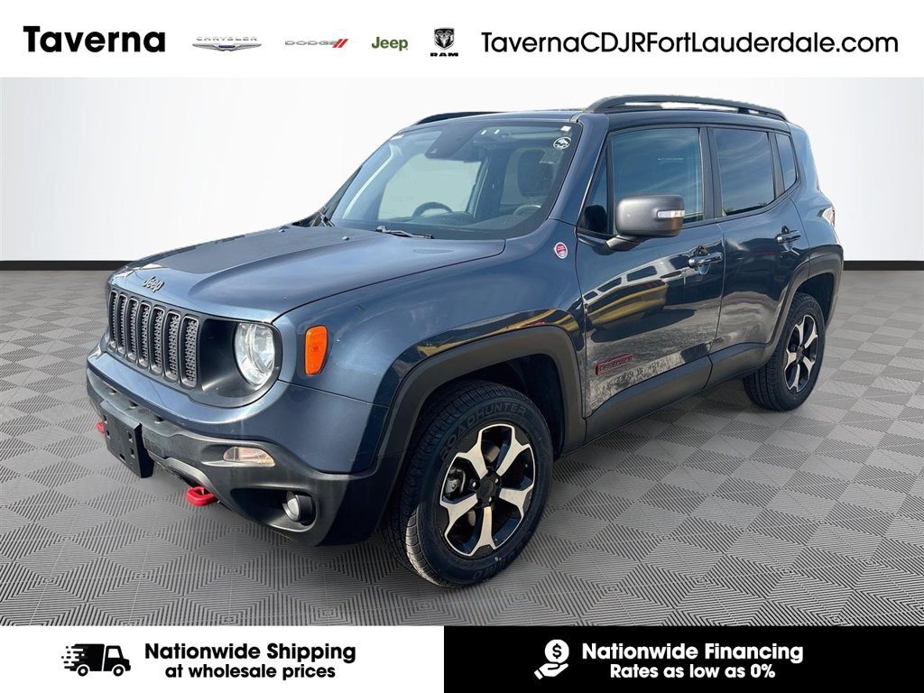 Used 2021 Jeep Renegade Trailhawk w/ Sun & Sound Group AWD/4WD image 1