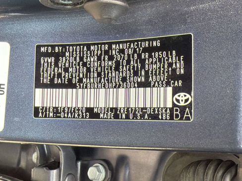 Used 2017 Toyota Corolla SE w/ Carpet Mat Package (TMS) FWD image 19