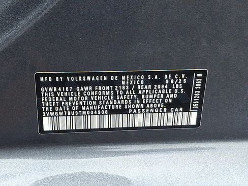 Certified 2026 Volkswagen Jetta SEL FWD image 25
