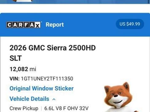 Used 2026 GMC Sierra 2500 SLT w/ SLT Convenience Package AWD/4WD image 5