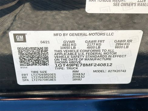 Used 2021 GMC Sierra 2500 AT4 w/ AT4 Preferred Package image 36