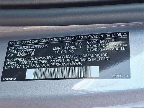 New 2026 Volvo XC60 B5 Plus w/ Protection Package Premier image 10