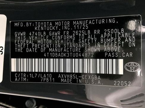 New 2026 Toyota Camry XLE image 13