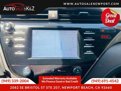 Used 2019 Toyota Camry SE w/ Carpet Mat Package FWD image 30