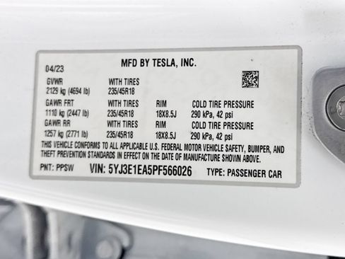 Used 2023 Tesla Model 3 Standard Range RWD image 40