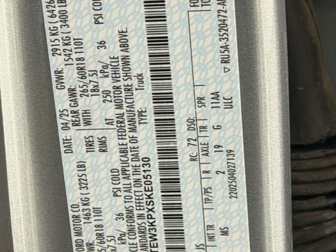 Used 2025 Ford F150 XLT w/ Equipment Group 301A Standard image 18