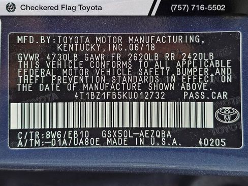 Used 2019 Toyota Avalon XSE image 22
