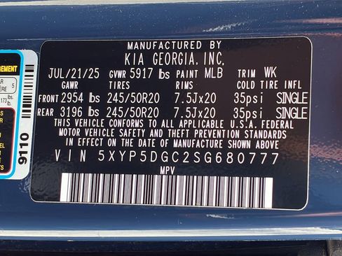 Used 2025 Kia Telluride SX X-Line AWD/4WD image 32