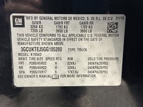 Used 2016 Chevrolet Silverado 1500 High Country w/ High Country Premium Package image 43