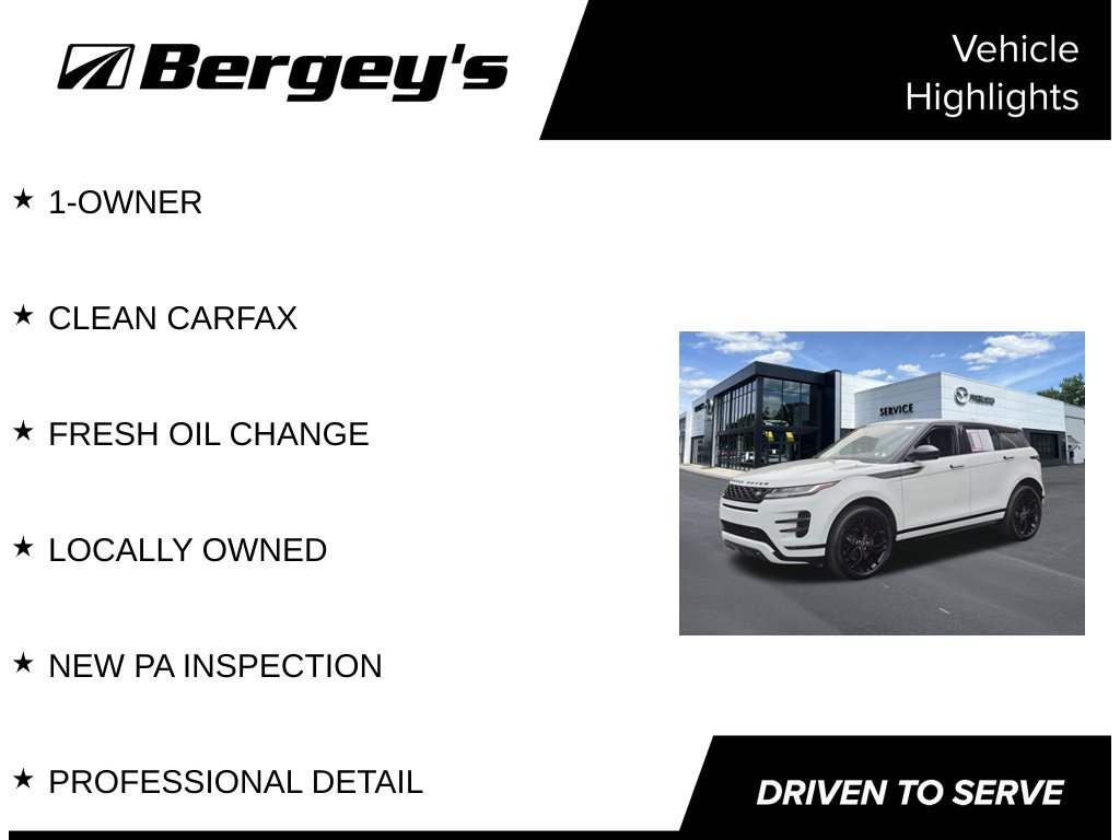 Used 2023 Land Rover Range Rover Evoque R-Dynamic S AWD/4WD image 4