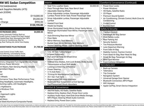 Used 2019 BMW M5 w/ Executive Package image 1