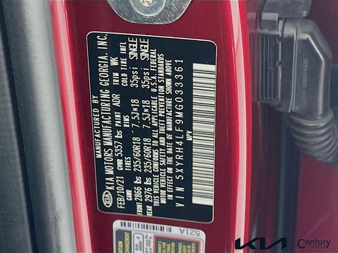 Certified 2021 Kia Sorento EX image 31