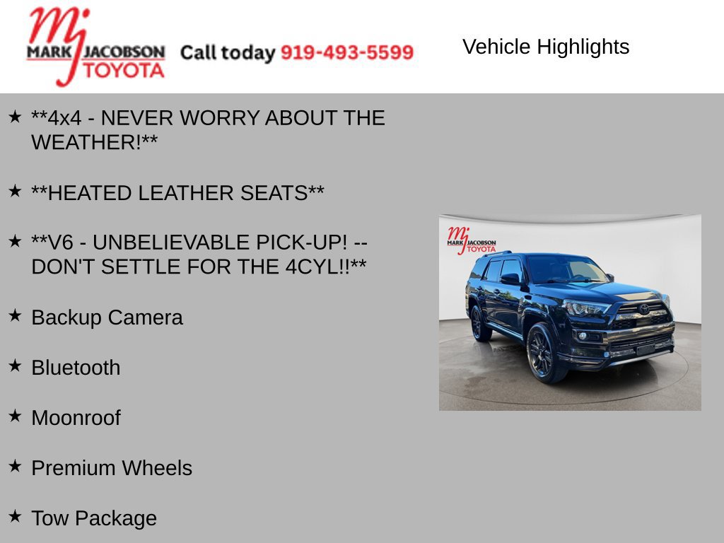 Used 2020 Toyota 4Runner Nightshade AWD/4WD image 6