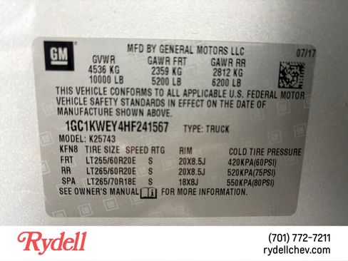 Used 2017 Chevrolet Silverado 2500 LTZ w/ Duramax Plus Package image 22