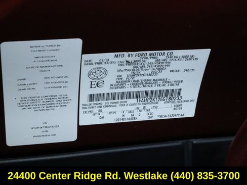 Used 2014 Ford Taurus SHO w/ Equipment Group 401A image 20