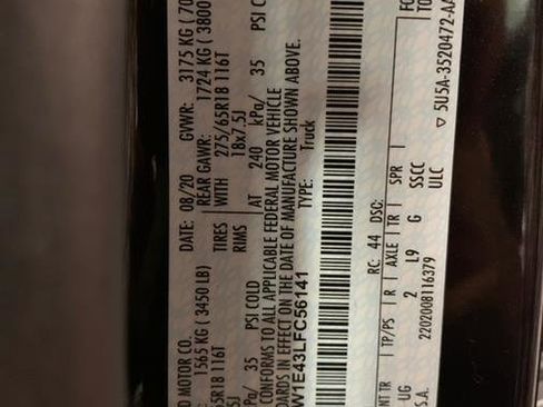 Used 2020 Ford F150 XLT w/ Equipment Group 302A Luxury image 63