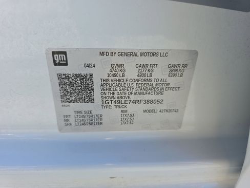 Used 2024 GMC Sierra 2500 Pro w/ 1SA Pro Safety Plus Package image 32