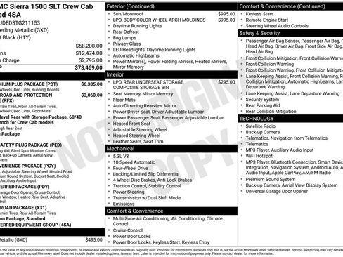 Used 2026 GMC Sierra 1500 SLT w/ SLT Premium Plus Package AWD/4WD image 12