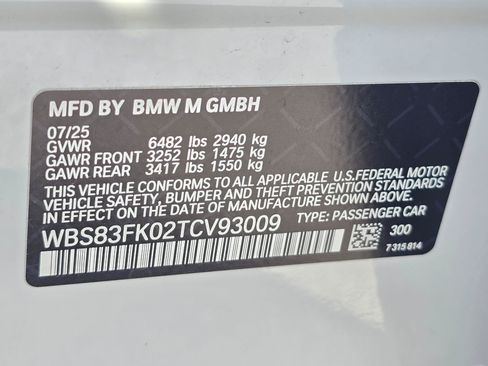 Used 2026 BMW M5 w/ Carbon Package AWD/4WD image 30