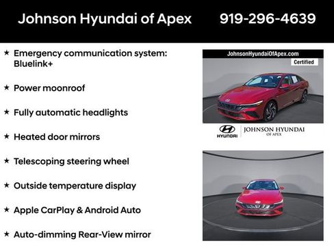 Certified 2025 Hyundai Elantra Limited FWD image 12