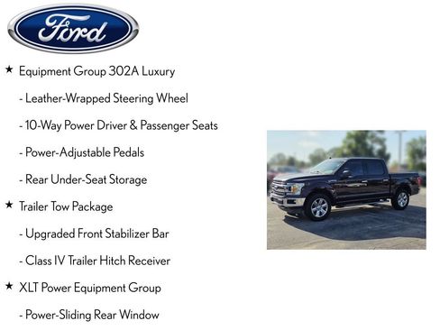 Used 2019 Ford F150 XLT w/ Equipment Group 302A Luxury AWD/4WD image 9