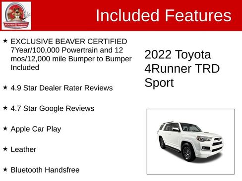 Used 2022 Toyota 4Runner TRD Sport RWD image 4