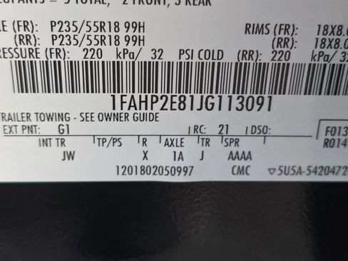 Used 2018 Ford Taurus SEL w/ Equipment Group 201A image 27