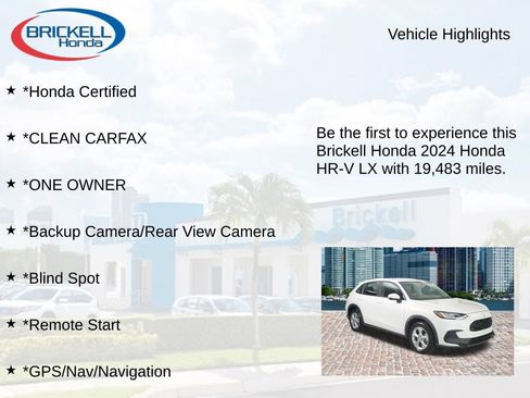 Used 2024 Honda HR-V LX image 9