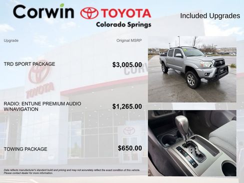 Used 2015 Toyota Tacoma 4x4 Double Cab w/ TRD Sport Package image 4
