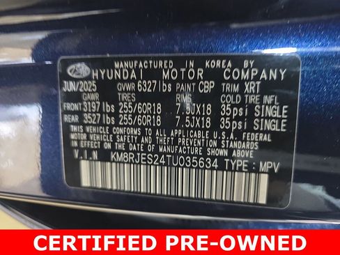 Certified 2026 Hyundai Palisade XRT Pro image 37