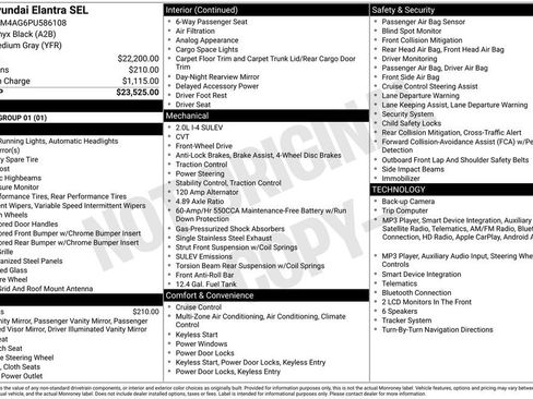 Used 2023 Hyundai Elantra SEL FWD image 2