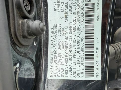 Used 2021 Honda Civic Sport image 29