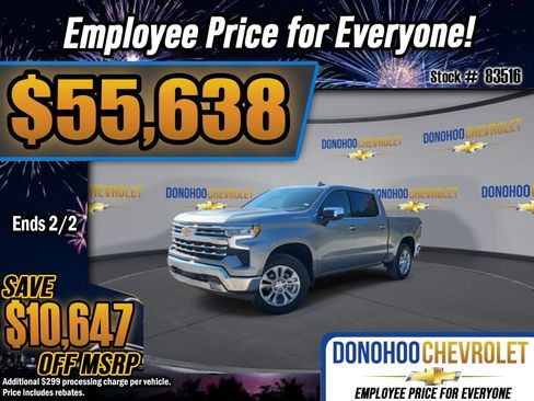 New 2026 Chevrolet Silverado 1500 LTZ w/ LTZ Premium Package image 1