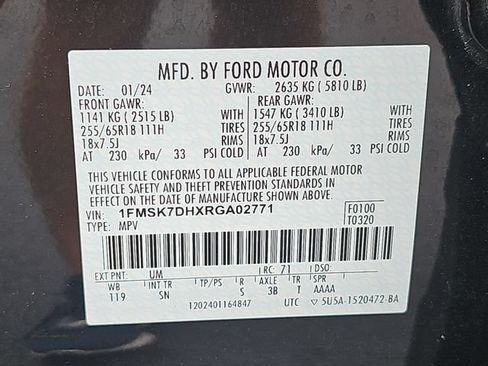 Certified 2024 Ford Explorer XLT w/ Equipment Group 202A RWD image 39