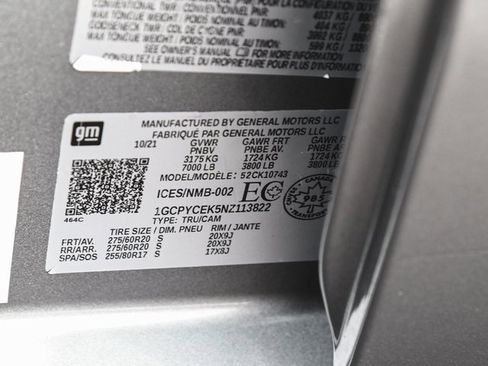 Used 2022 Chevrolet Silverado 1500 Custom Trail Boss image 13