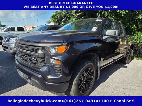 Used 2023 Chevrolet Silverado 1500 Custom w/ LPO, Dark Essentials Package RWD image 1