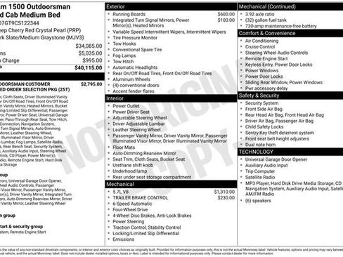 Used 2012 RAM 1500 Outdoorsman AWD/4WD image 4