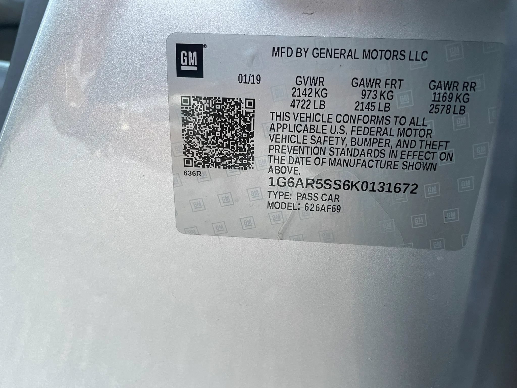 Used 2019 Cadillac CTS Luxury RWD image 60