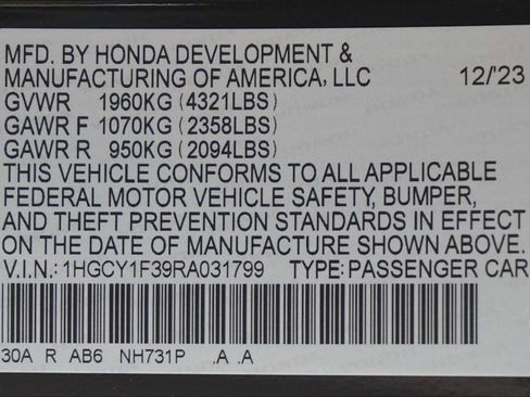 Used 2024 Honda Accord EX image 30